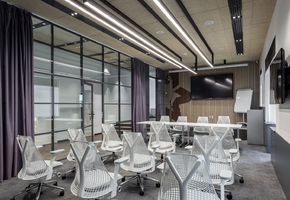 Ualcom took part in the design of office partitions for the company METINVEST Holding.